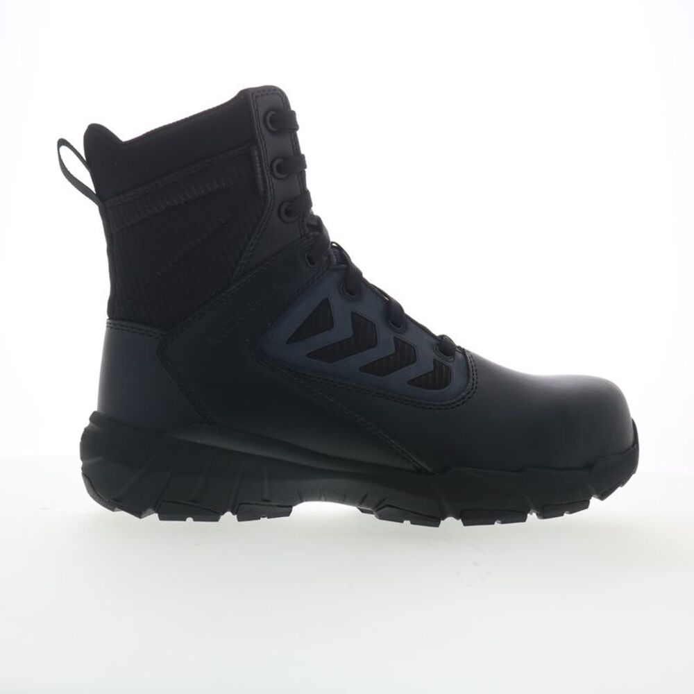 Merrell Mens Fullbench Tactical Zip 8" WP Composite Toe Black Boots (NWT)